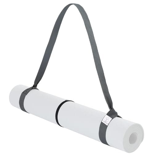 Yoga Mat Strap Carrier with Storage – Adjustable Velcro Tie Straps for Easy Carrying & Secure Holding – Universal Fit for All Mats (Classical Grey) - Image 1
