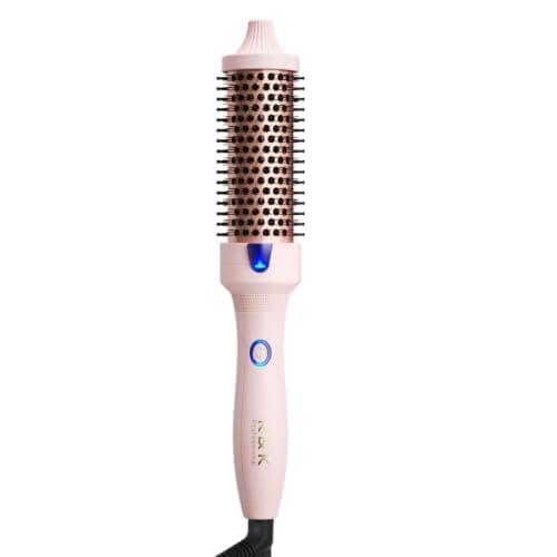 K&K Thermal Brush Curling Iron 1.77 Inch Ceramic Tourmaline Ionic Hair Styler for Loose & Voluminous Curls, Dual Voltage for Long Hair - Image 1