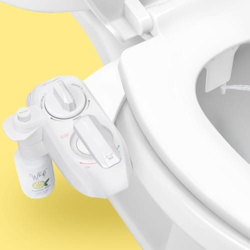 WHIFT 320 Bidet Dual Nozzle, Built-In Deodorizing Spray, Warm Water, Non-Electric Bidet Attachment For Toilet Seat, Easy Slide-In Install, Rear & Feminine Wash, LUXE Bidet (White) - Image 1