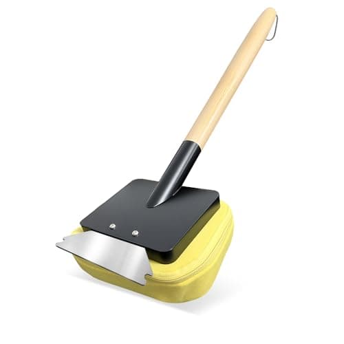 Treybair Grill Brush for Outdoor, Grill Bristle Free Reinforced Grill Cleaner Scraper BBQ Brush, BBQ Replaceable Cleaning Head, Heavy Duty Triple-Groove Scraper Design for All Grates - Image 1