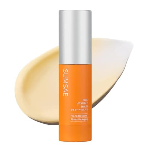SUMSAE Pure Vitamin C Serum - Korean Skincare with Vitamin 10.5%, Waterless (No oxidation formula), Special Airless Pump, Brightening and Firming Skin, Improving Uneven/Dull Skin Tone, 30ml/1.01fl.oz - Image 1