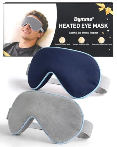 Warm Compress for Eyes - Microwavable Eye Mask with Moist Heat Relief for Eye Comfort & Relaxation, Includes 2 Washable Covers & 1 Eye Heating Pad - Image 1