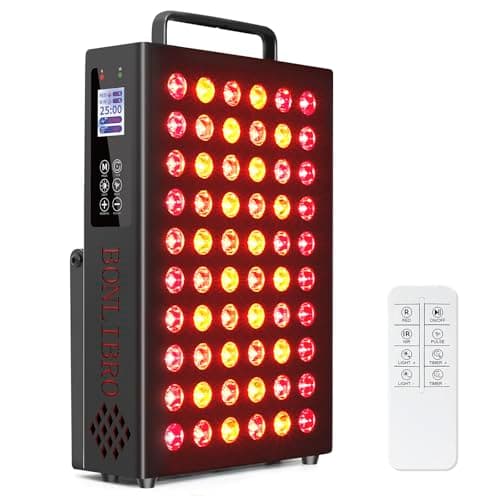 Red Light Therapy Panel, Red & Infrared Light Therapy for Face and Body, 630nm 660nm 850nm 940nm High-Power LED Light Therapy to Boost Energy & Improve Skin, Perfect for Fitness Workout Recovery