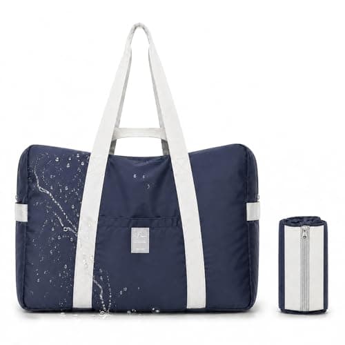 P.travel Foldable Travel Bag, Water-Resistant Lightweight Carry on Duffel Bag 26L, Underseat Personal Item Bag, Packable Weekender Tote, Shoulder & Handheld Travel Bag for Women Men - Image 1