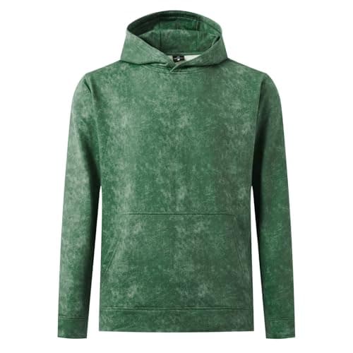 M MAELREG Men's Fashion Hoodies & Sweatshirts Lightweight Dry Fit Breathable Print Mens Sweatshirt with Pocket - Image 1