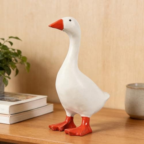 BRICKKIDS 7 inch Desk Goose Desktop Goose Gifts for Mom Grandma Housewarming Gifts for Women Friends - Image 1