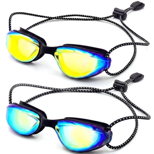 Aegend Swim Goggles Kids 3-14 Anti-Fog Leak-Proof Pool Beach Vacation - Image 1