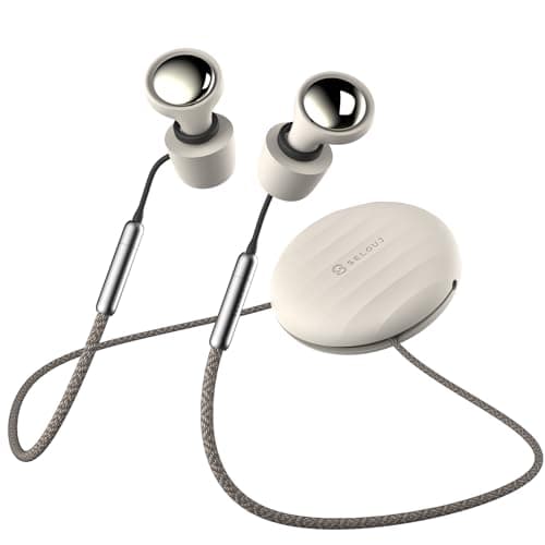 Ear Plugs for Sleeping and Concerts with Cord, Anti-Loss Reusable Earplugs, Ultra-Comfy, 45dB Noise Reducing, Hearing Protection for Travel & Focus, 7 Pair Silicone & Foam Eartips, Slumber Beige - Image 1