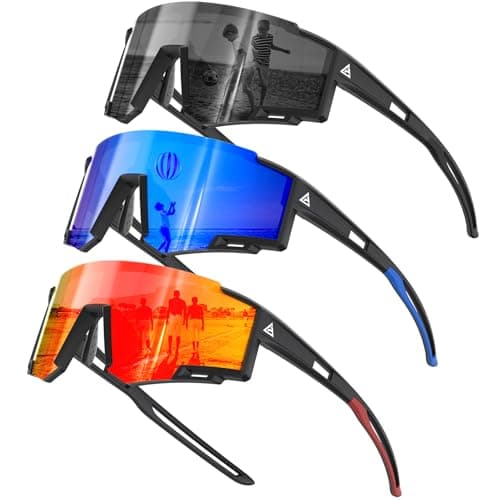 KALIYADI Polarized Kids-Sunglasses Sports Sunglasses-for-Kids: Boys Girls Sun Glasses with UV400 for Running Cycling Age 6-14 - Image 1