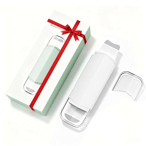 Blackhead Remover Tool for Nose Pore,Dual-Head Face Scraper & Pore Cleaner for Deep Facial Cleansing, U Shaped & Circular Widened Head Skin Care Tool for Men and Women (White) - Image 1