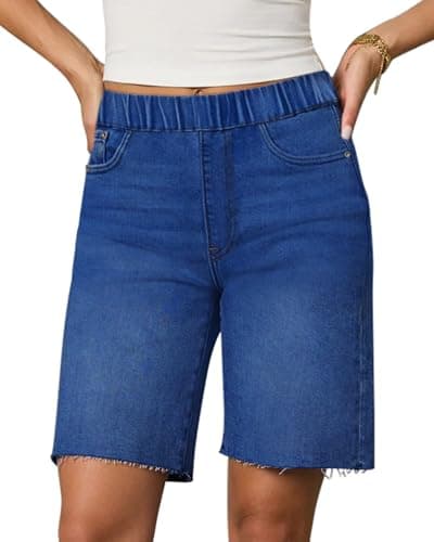 Baggy Shorts Women Jorts Women Baggy Denim Shorts Butt Lift Jeans Jean Shorts Dressy Casual para Mujer - Image 1