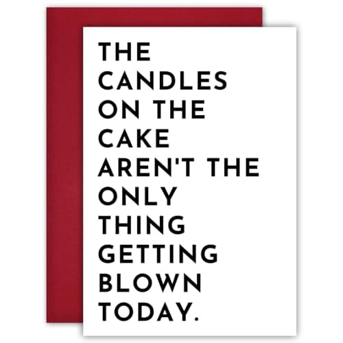 Funny Birthday Cards for Men Boyfriend Husband Mens Birthday Gift Ideas, Unique Gifts for Boyfriend Husband Anniversary Gag Gifts for Men Who Have Everything, Naughty Gift for Him, Greeting Cards - Image 1