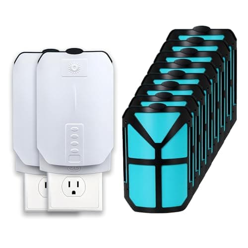 Fly Trap Plug in UV Blue Light Insect Catcher Indoor Sticky Gnat Bug Trap for Home Kitchen Bathroom Plants - Image 1