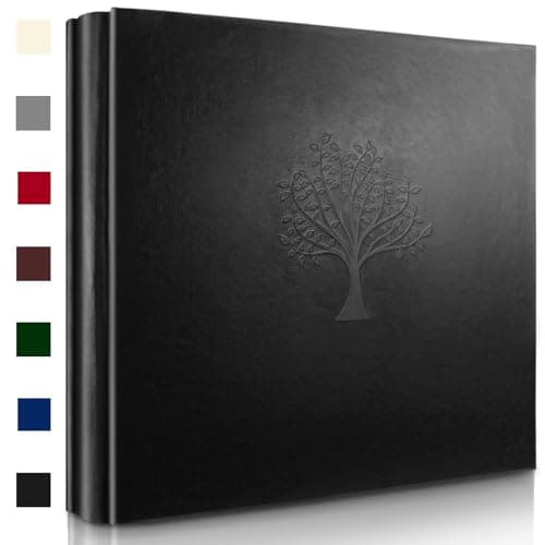 Photo Album 4x6 600 Pockets Photos, Large Capacity Leather Cover Photo Book - Image 1
