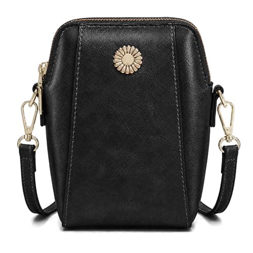 Kiss Sea Small Crossbody Bags for Women PU Leather Cross Body Purses for Women Lightweight Shoulder Cell Phone Purse - Image 1