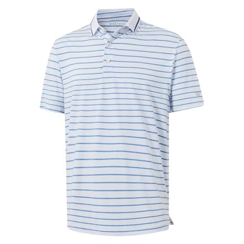 M MAELREG Men's Polo Shirts Moisture Wicking 3 Button Performance Short Sleeve Quick Dry Fit Casual Work Golf Polo