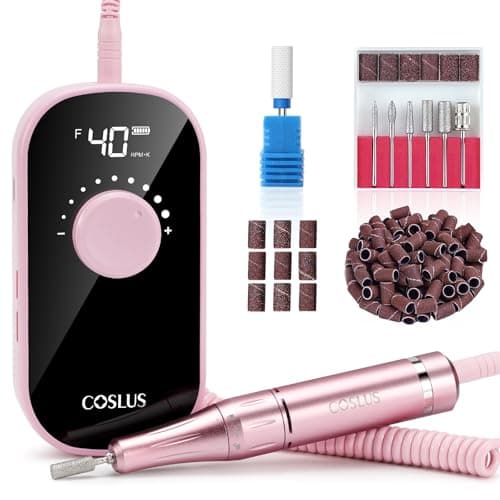 COSLUS E51 Professional Nail Drill Portable Long-Lasting Electric Nail File - Image 1