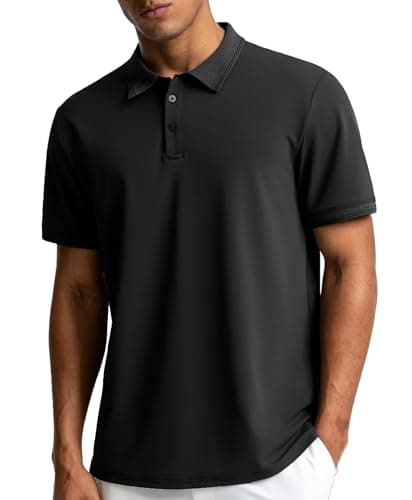 BRXL Golf Shirts for Men Short Sleeve Collared Relaxed Fit Mens Polo Shirt - Image 1