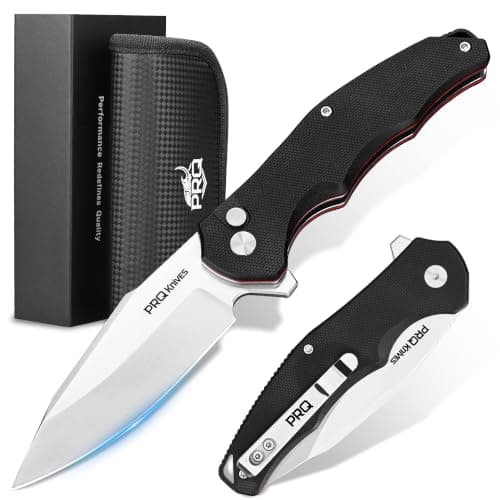 PRQ N730 Mini Folding Pocket Knife 3.35" 14C28N Stainless Steel Blade - Image 1