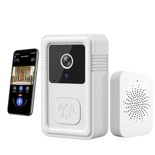 Video Doorbell Camera Wireless with Chime, Live View 2-Way Audio, Smart Ring Doorbell with HD Night Vision, Rechargeable Battery-Powered, 2.4GHz Wi-Fi Support, Cloud Storage, Advanced Home Security. - Image 1