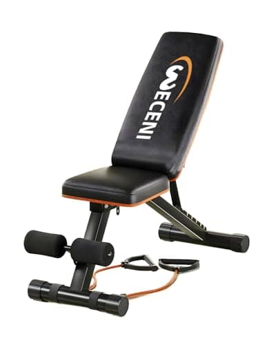 WECENI Adjustable Weight Bench,Adjustable weight bench, Multi-Functional Foldable workout Bench Press with 660 LBS Capacity, Strength Training Equipment gym for Home, Full heavy duty fitness bench gym at home. - Image 1