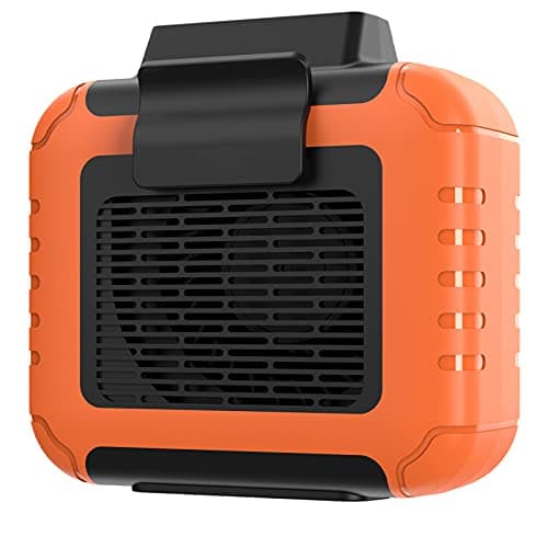 SLENPET 6000mAh Portable Waist Clip Fan with 23H Working Time, 6200RPM Strong Airflow, 3 Speeds, Rechargeable Battery Operated Personal Hands-free USB Belt Fan for Clothes Shirt Farm Work Hiking - Image 1