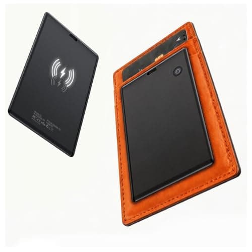 UQO Wallet Tracker Card, Works with Apple Find My, Wireless Charging Rechargeable Item Finder for Wallet, Passport & Travel, iOS Only - Image 1