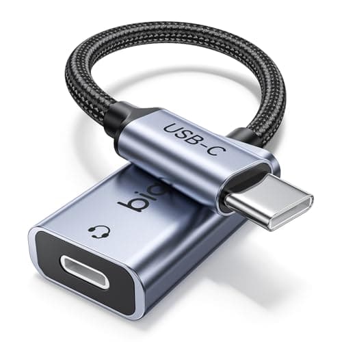 Biaze USB C to Lightning Audio Adapter, USB Type C Male to Lightning Female Headphone Converter, Compatible with iPhone 16/15 Full Series, iPad Pro, iPad Air 6/5/4,MacBook (usb c to lightning adapter) - Image 1