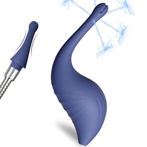 Enema Bulb Anal Douches for Men Women - Anti Backflow Enemas with Silicone Tube for Colon Cleanse, Shower Enema Douche Kit Anal Cleaner Flusher, Anal Vaginal Cleansing Feminine Care Douche Bottles - Image 1