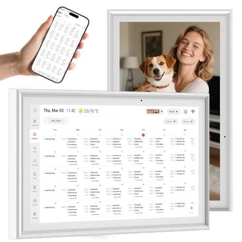 15.6" Digital Calendar, Planner Electronic Calendar & Chore Chart, Touchscreen Interactive Electronic Organizer for Monthly, Weekly & Daily Agenda, Chore Chart, Digital Photo Display, Wall & Desk Mountable - Image 1