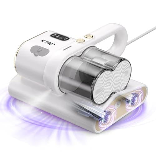 Mattress Vacuum Cleaner, 16KPa Suction, Dual Brushroll & Suction, Smart Dust Sensor, UV-C 253.7nm, HEPA, Fragrance Mist, 16.4FT Cord, Lightweight for Bed Sofa Carpet (Fragrance Not Included)
