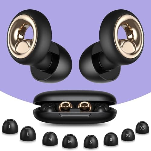 Vosaf Ear Plugs for Sleeping, 55dB Silicone Ear Plugs for Noise Cancelling, Earplugs for Snoring, Concert & Shooting with 8 Eartips, Silicone Hearing Protection for Work, Travel(Midnight Gray) - Image 1