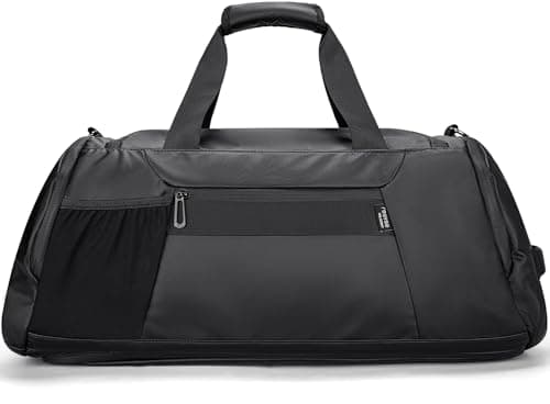 reeyee 40L Convertible Gym Duffel Bag Backpack, Water Repellent Sports Travel Bag with Shoe Compartment, Wet Pocket & Insulated Cooler, 3-in-1 Weekender Carry On Bag for Men Women - Image 1