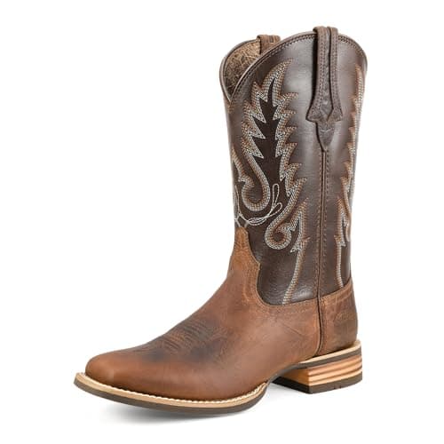 Palitutu Women's Cowboy Boots Full Cowhide Leather for casual daily wear special occasions (6.5, US Footwear Size System, Adult, Women, Numeric, Medium, 6.5) - Image 1