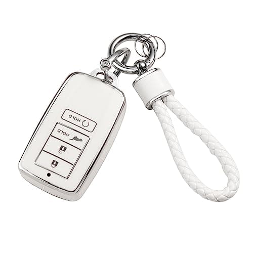YO&YOYE for Acura Key Fob Cover with Keychain, Soft TPU Key Case Protection Fit for Acura CDX RDX RLX NSX TLX TLX-L - Image 1
