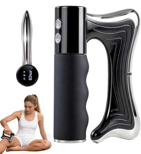 OTBK Heated Muscle Scraper Tool—3-in-1 Electric Fascia Massager and Scraper with Vibration, 113°F Heat, and Pulse Functions for Deep Tissue Relief, Muscle Relaxation, and Full-Body Recovery - Image 1