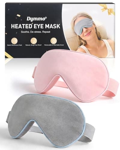 Warm Compress for Eyes - Microwavable Eye Mask with Moist Heat Relief for Eye Comfort & Relaxation, Includes 2 Washable Covers & 1 Eye Heating Pad - Image 1