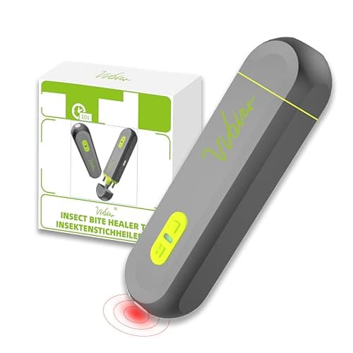 Vibis Insect Bite and Sting Relief, Electronic Bug Bite Itch Relief for Mosquito Bites, Fast Symptom Relief from Itching and Swelling, Chemical-Free Insect Bite Healer with Screwdriver - Image 1