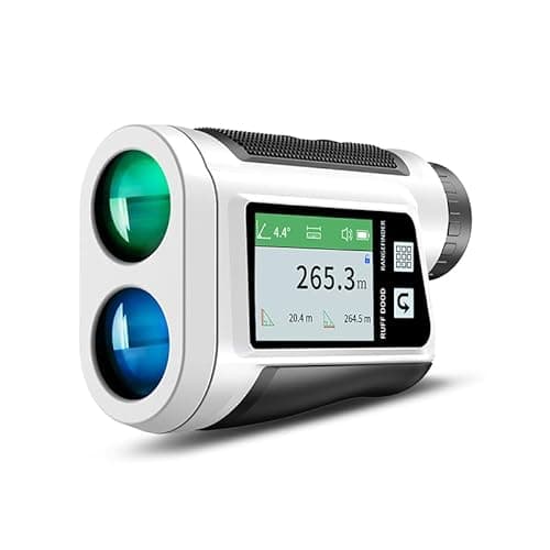Golf Rangefinder with Slope and Side Color Display, Voice Output - 1000 Yards Laser Range Finder for Golf, Caddie Assistance - Image 1