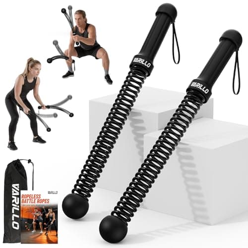 Ropeless Battle Ropes for Home Gym, Portable Cordless Weighted Battle Ropes with Storage Bag, High Calorie Burn for Men & Women, Fitness Equipment for HIIT & Low-Impact Aerobic Training - Image 1
