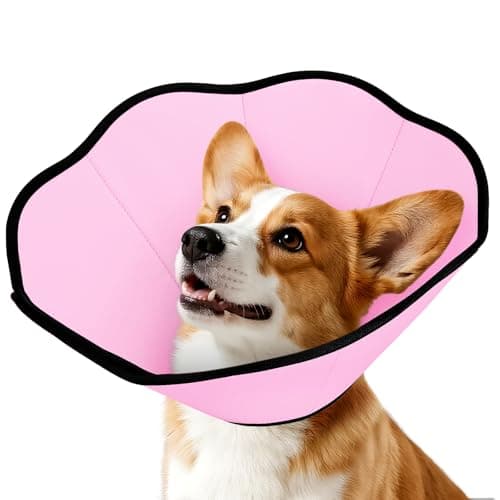 MIDOG Dog Cone Collar After Surgery, Soft Dog Cone Alternative to Stop Licking,Adjustable Elizabethan Recovery Cones for Small to Large Sized Dogs - Image 1