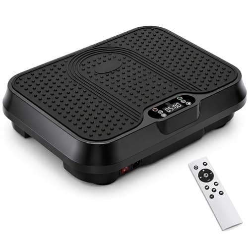 Vibration Plate Exercise Machine, Compact Vibrating Plate for Lymphatic Drainage, Vibration Plates for Weight Loss for Women Men, 400 Lbs Capacity Shake Plate Full Body Workout Machine for Home Gym - Image 1