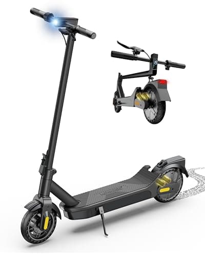 Electric Scooter for Adults 350W /600W, 20MPH, 17 Miles Adult Electric Scooters with Long Range, 8.5" Tire Motorized Scooters, Foldable E-Scooter Commuter with App, Rear Dual Damping Suspension - Image 1