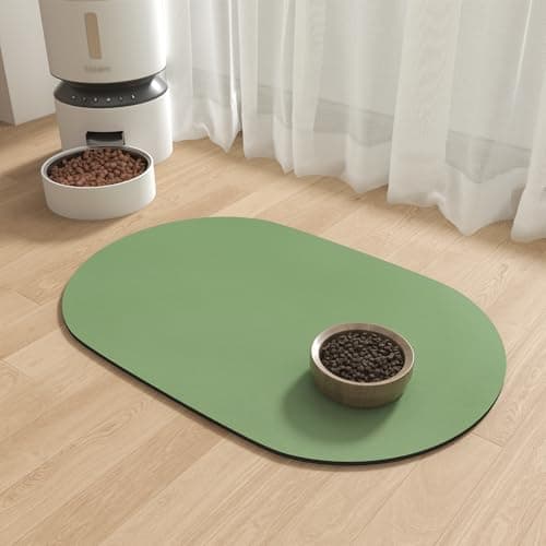 Absorbent Dog Food Mat-Dog Mat for Food and Water Bowl, Quick Dry Pet Food Mat, No Stains Cat Feeding mat, Cat Accessories Pet Supplies Mat for Messy Drinkers