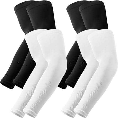 AXPYPXA Arm Sleeves for Men Women, UV Sun Protection Compression Cooling Summer Arm Sleeves for Volleyball Basketball Sports - Image 1