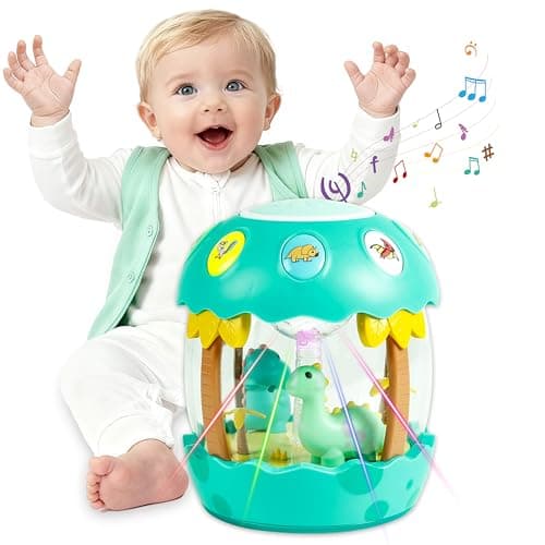 Baby Musical Light Up Toys for 6-12 12-18 Months, Tummy Time Toy - Image 1