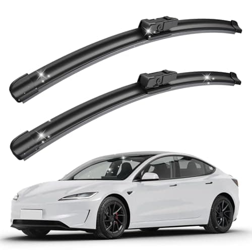 26"+19" Windshield Wiper Blades for Tesla Model 3 2017 2018 2019 2020 2021 2022 2023, Top Lock OEM Replacement All-Season Wipers, 2 Pack - Image 1