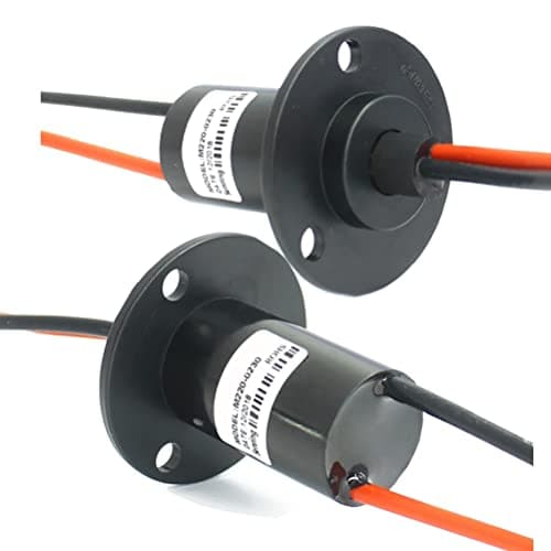 Slip Ring, Electrical Slip Ring Connector 2 Wires 30A, 22mm Diameter Waterproof Rotating Connector for Motor, Turntable, Industrial Automation - Image 1