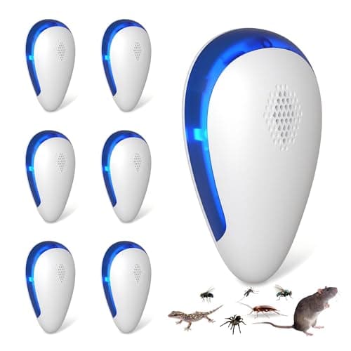 Cozlite 2026 Upgraded Ultrasonic Pest Repeller, 6-Pack Pest Repellent Ultrasonic Plug In for Mice, Roaches, Rodents and Spiders, Indoor Ultrasonic Mouse Repellent for Home, Office and Warehouse, White - Image 1