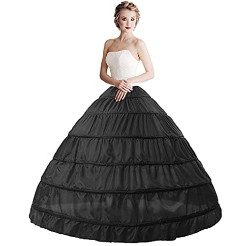 XinChangShangMao Women Petticoat Crinoline Underskirt Petticoats Skirt Full Floor Length Petticoat Slips for Wedding Dress - Image 1